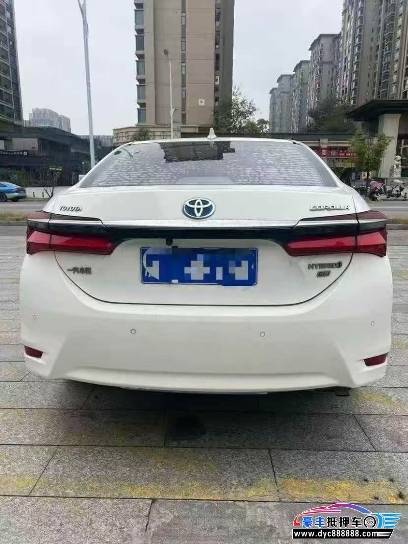 19年丰田卡罗拉轿车抵押车出售