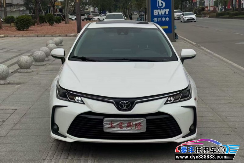 22年丰田卡罗拉轿车抵押车出售