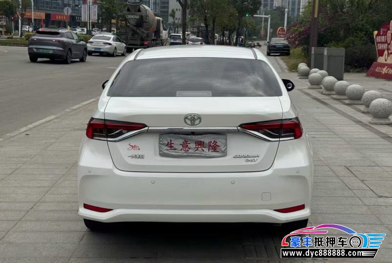 22年丰田卡罗拉轿车抵押车出售