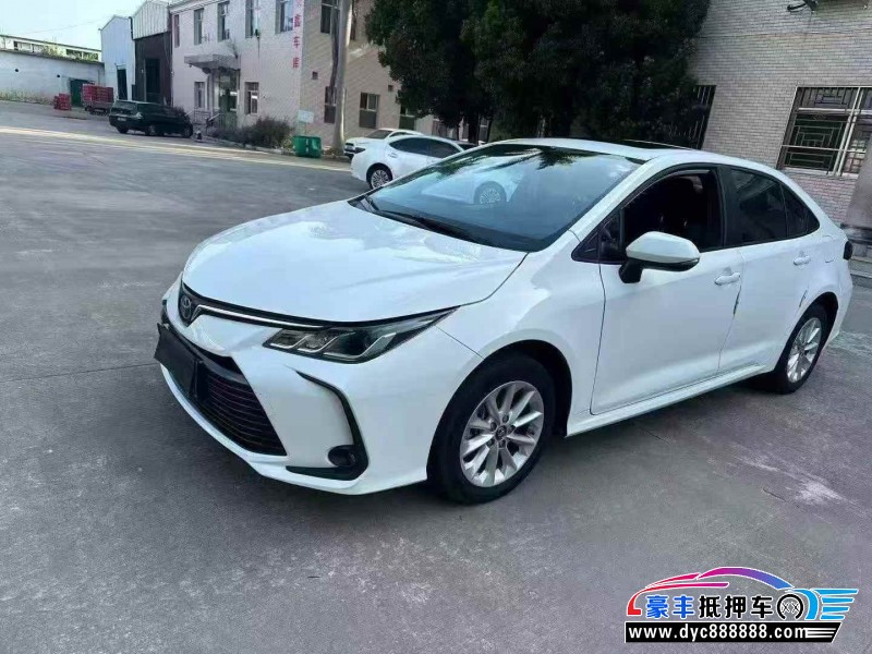 23年丰田卡罗拉轿车抵押车出售