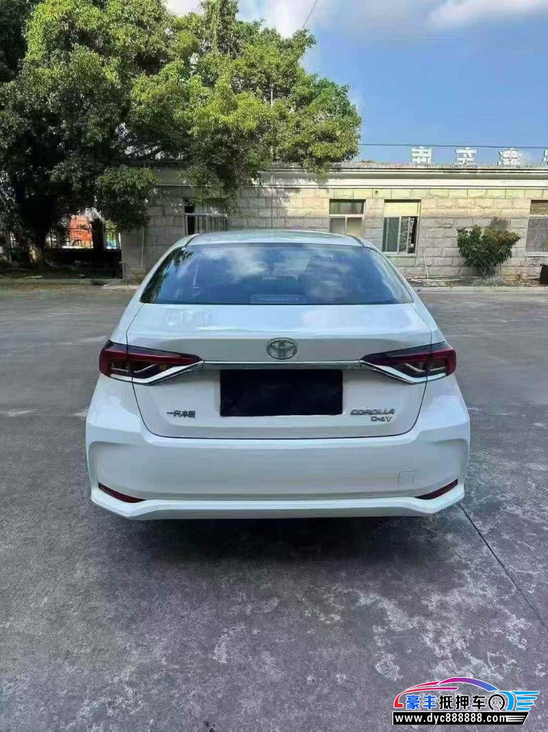 23年丰田卡罗拉轿车抵押车出售