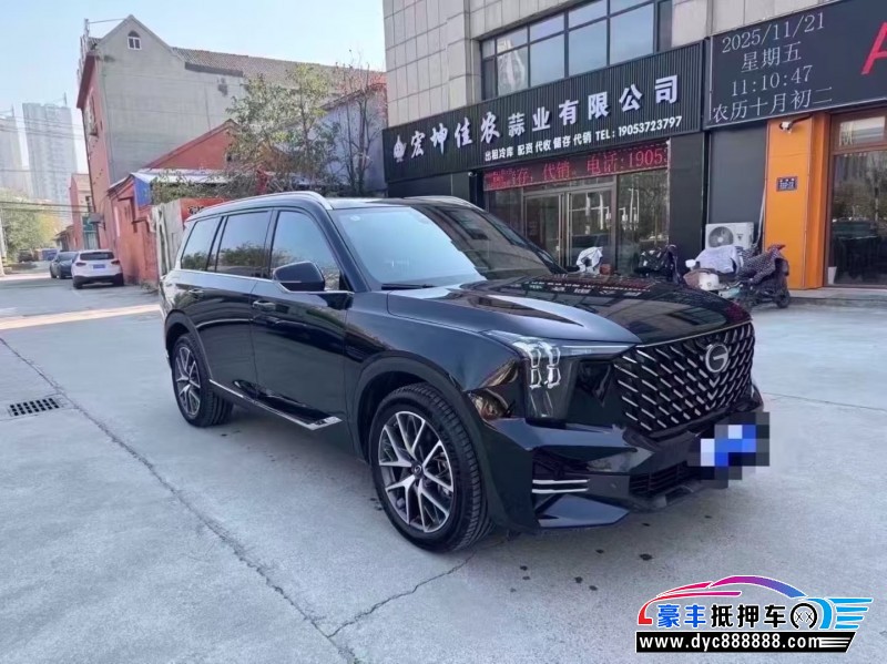 25年传祺GS8轿车抵押车出售