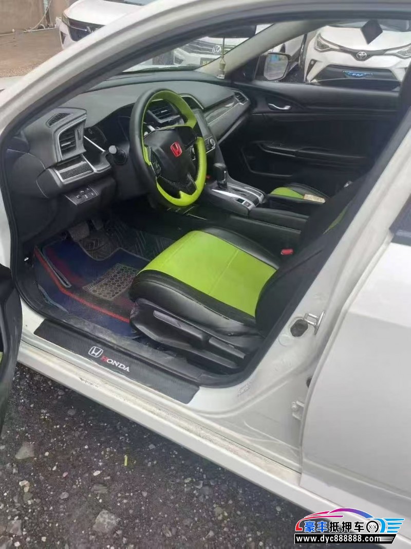 19年本田思域轿车抵押车出售