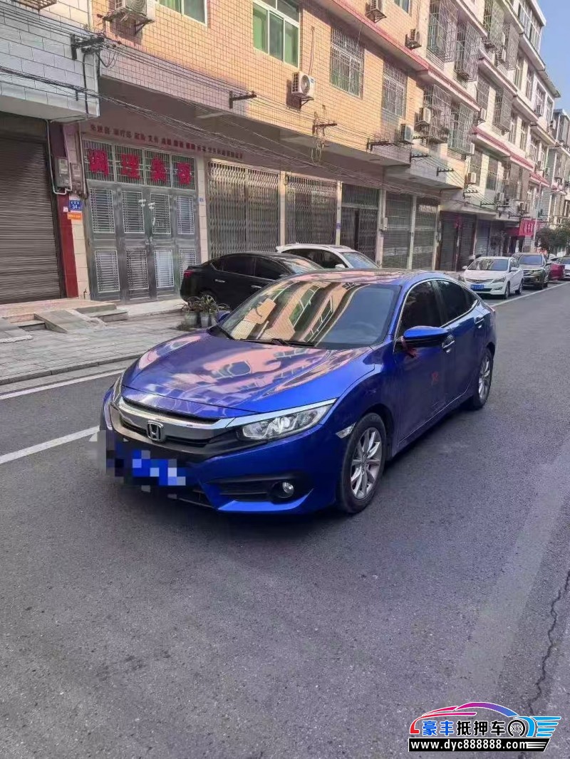17年本田思域轿车抵押车出售