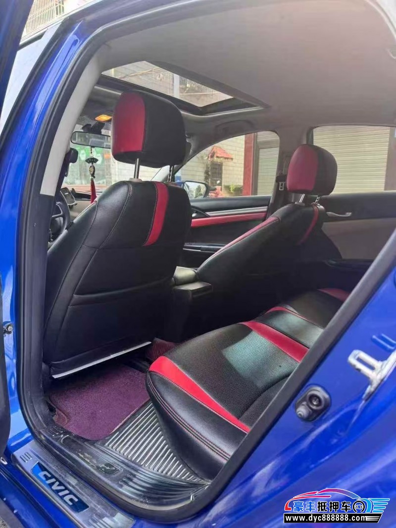 17年本田思域轿车抵押车出售