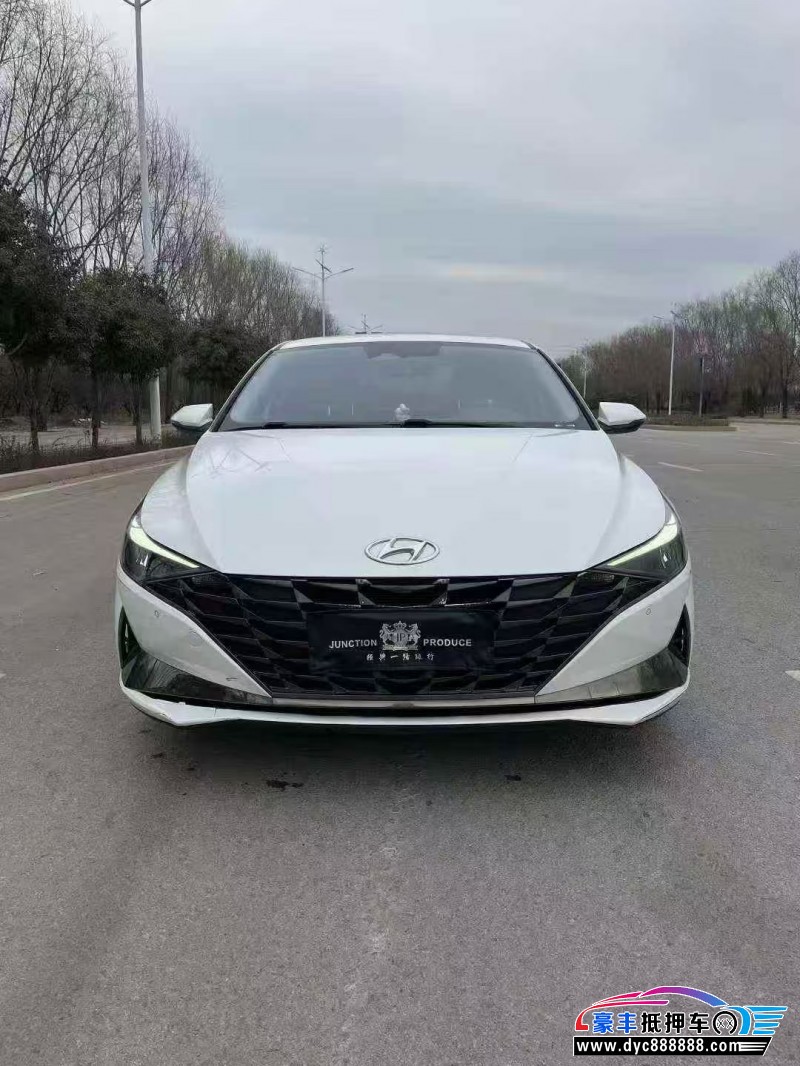 21年现代伊兰特轿车抵押车出售