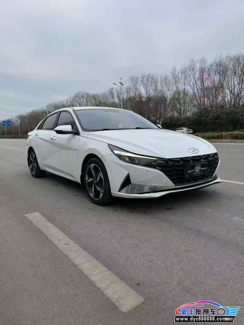 21年现代伊兰特轿车抵押车出售