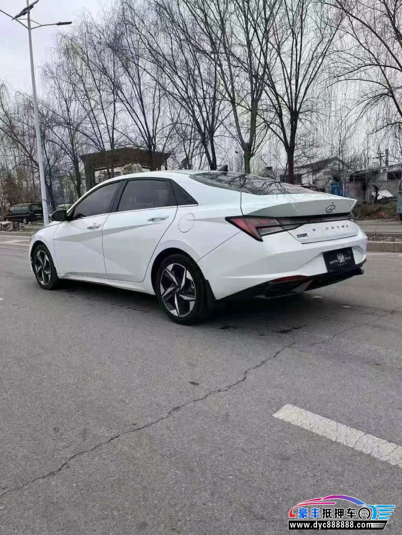 21年现代伊兰特轿车抵押车出售