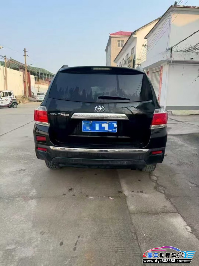 14年丰田汉兰达轿车抵押车出售