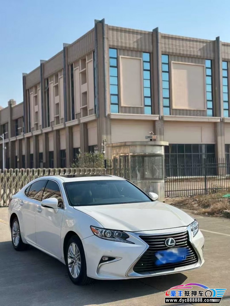 18年雷克萨斯ES轿车抵押车出售
