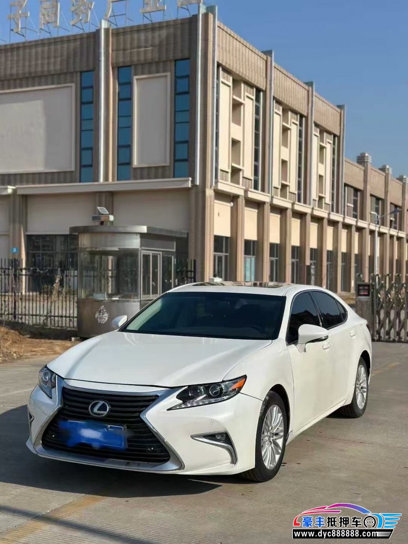 18年雷克萨斯ES轿车抵押车出售