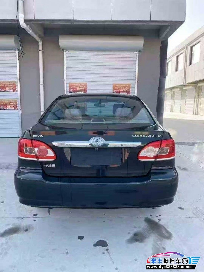 12年丰田花冠轿车抵押车出售