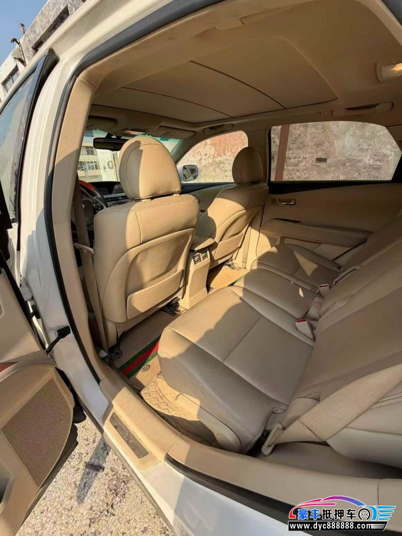 12年雷克萨斯RX经典轿车抵押车出售