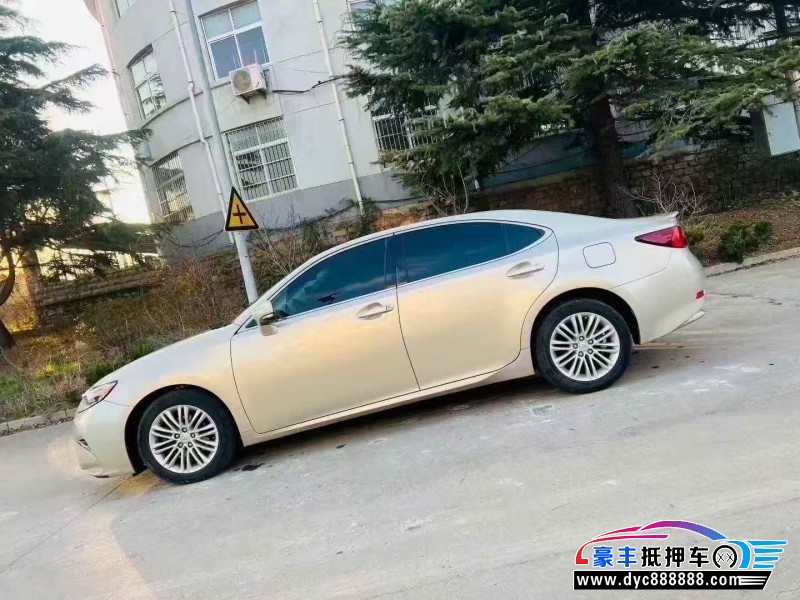 18年雷克萨斯ES轿车抵押车出售
