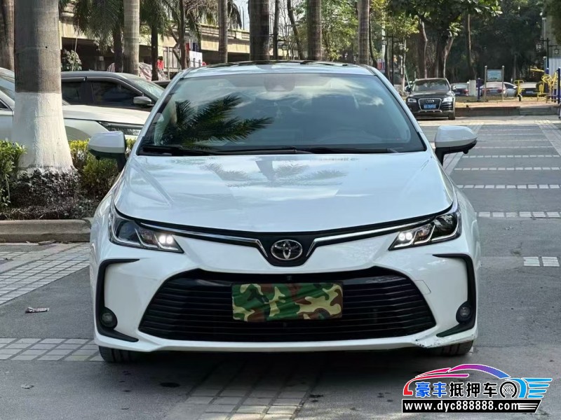 23年丰田卡罗拉轿车抵押车出售