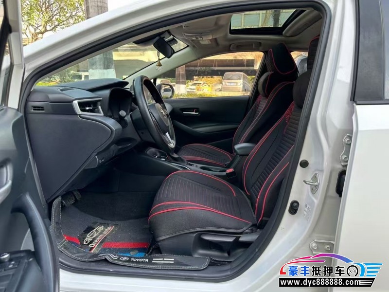 23年丰田卡罗拉轿车抵押车出售