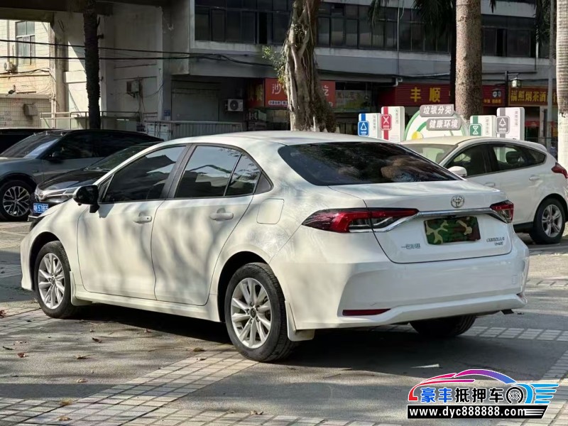 23年丰田卡罗拉轿车抵押车出售