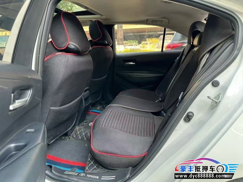 23年丰田卡罗拉轿车抵押车出售