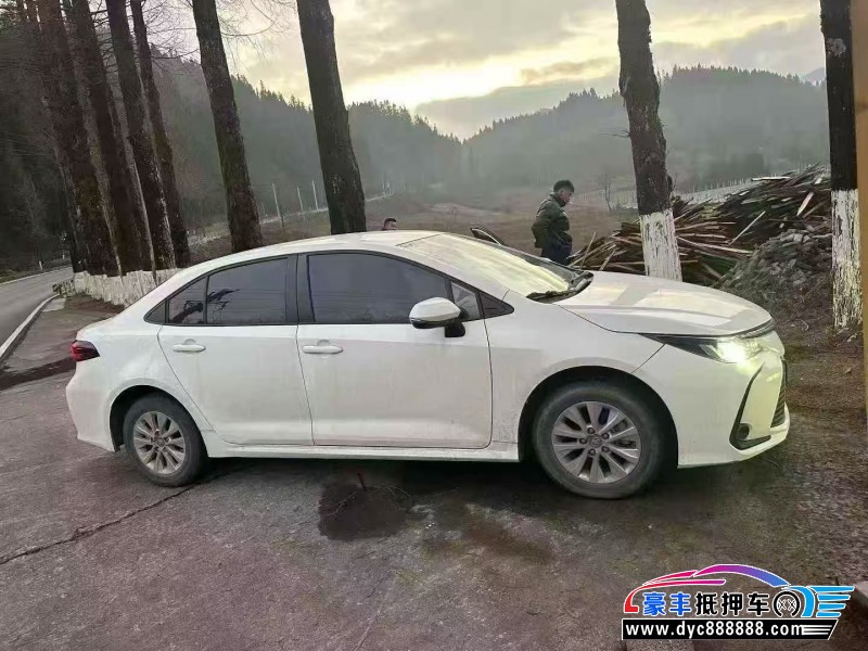 21年丰田卡罗拉轿车抵押车出售