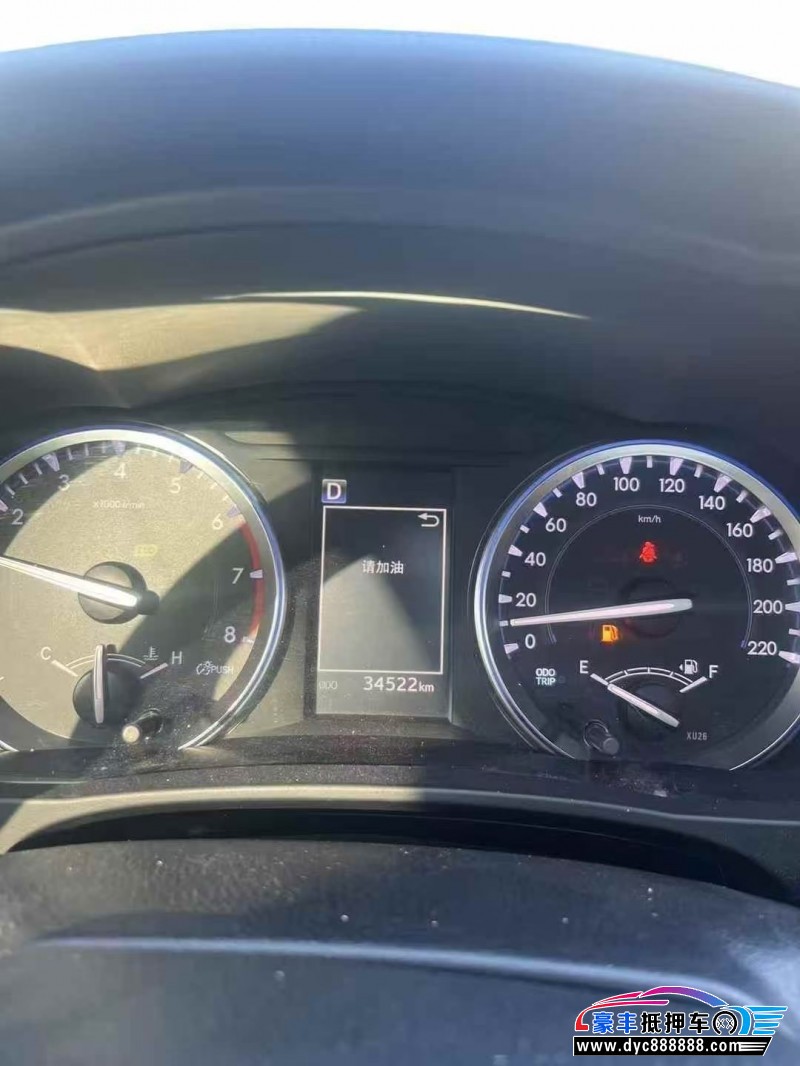 22年丰田汉兰达SUV抵押车出售