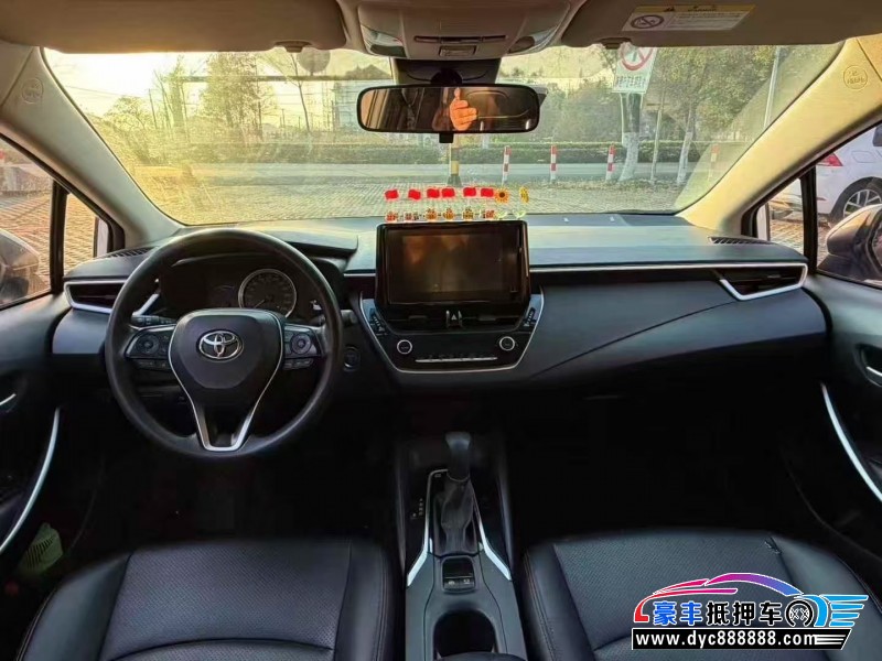 22年丰田卡罗拉轿车抵押车出售