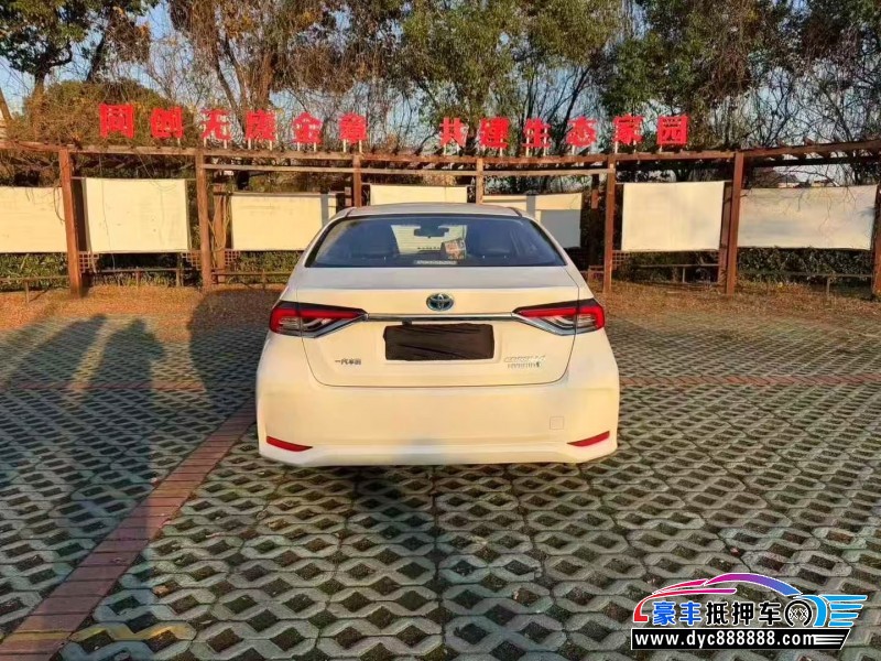 22年丰田卡罗拉轿车抵押车出售