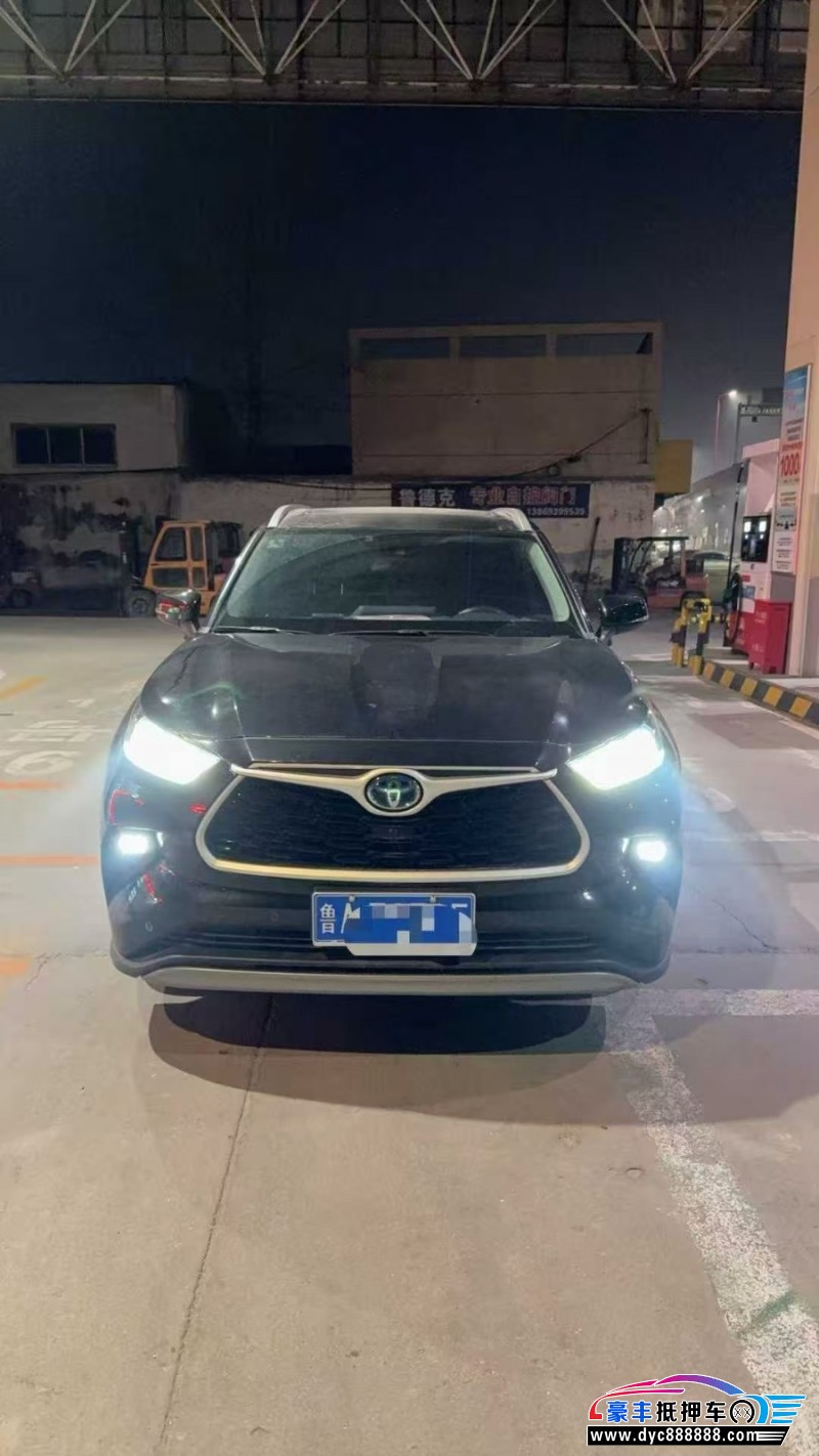 22年丰田汉兰达轿车抵押车出售