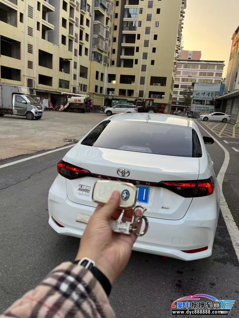 24年丰田亚洲狮轿车抵押车出售