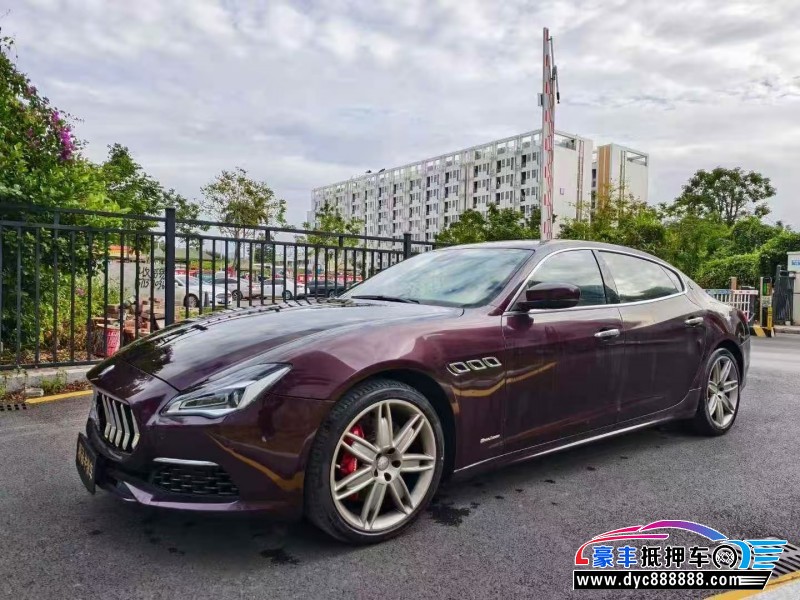 19年玛莎拉蒂总裁轿车抵押车出售