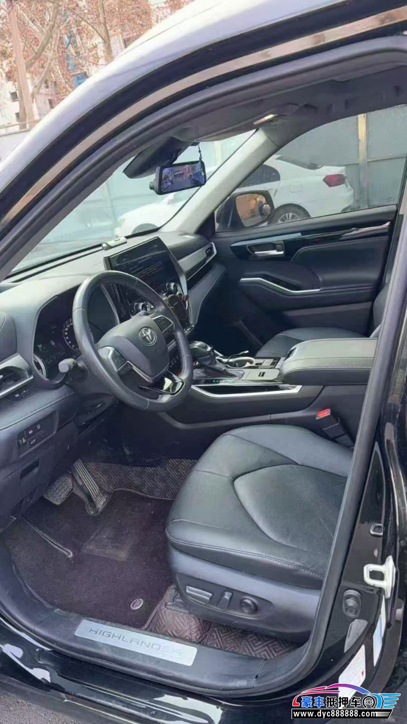 22年丰田汉兰达SUV抵押车出售