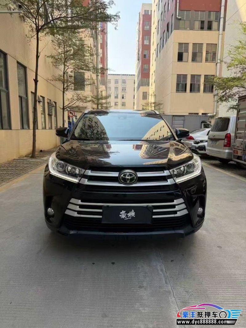 21年丰田汉兰达轿车抵押车出售