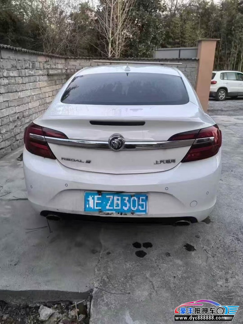 16年别克君威轿车抵押车出售