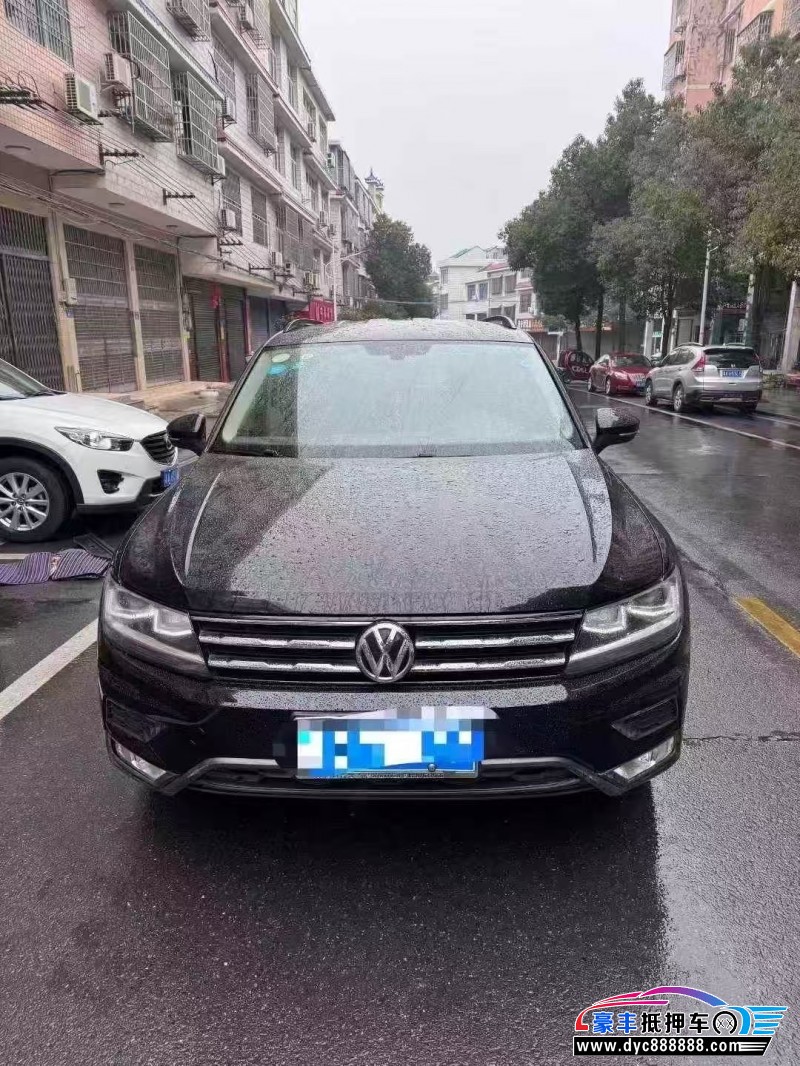 18年大众途观轿车抵押车出售