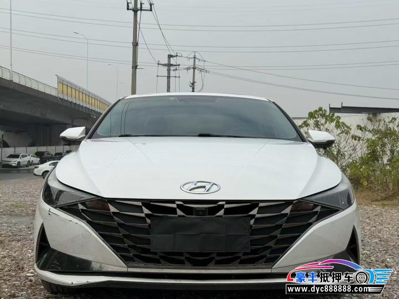 22年现代伊兰特轿车抵押车出售