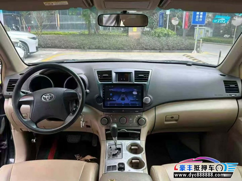 11年丰田汉兰达轿车抵押车出售