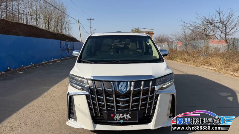 17年丰田埃尔法轿车抵押车出售