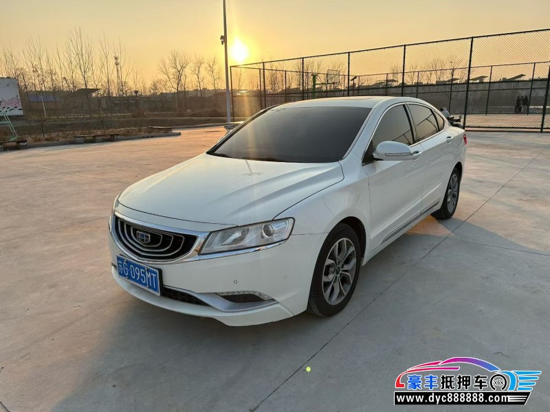 17年吉利博瑞轿车抵押车出售