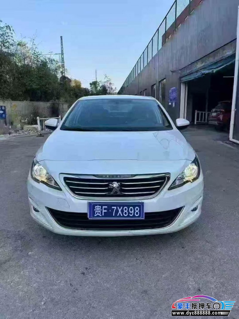 17年标致408轿车抵押车出售