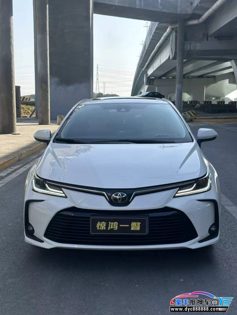 21年丰田卡罗拉轿车抵押车出售