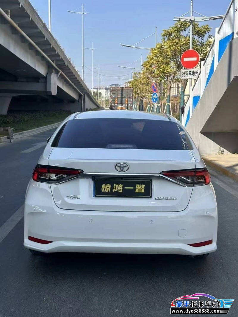 21年丰田卡罗拉轿车抵押车出售