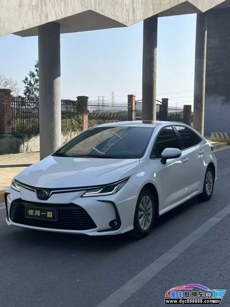 21年丰田卡罗拉轿车抵押车出售