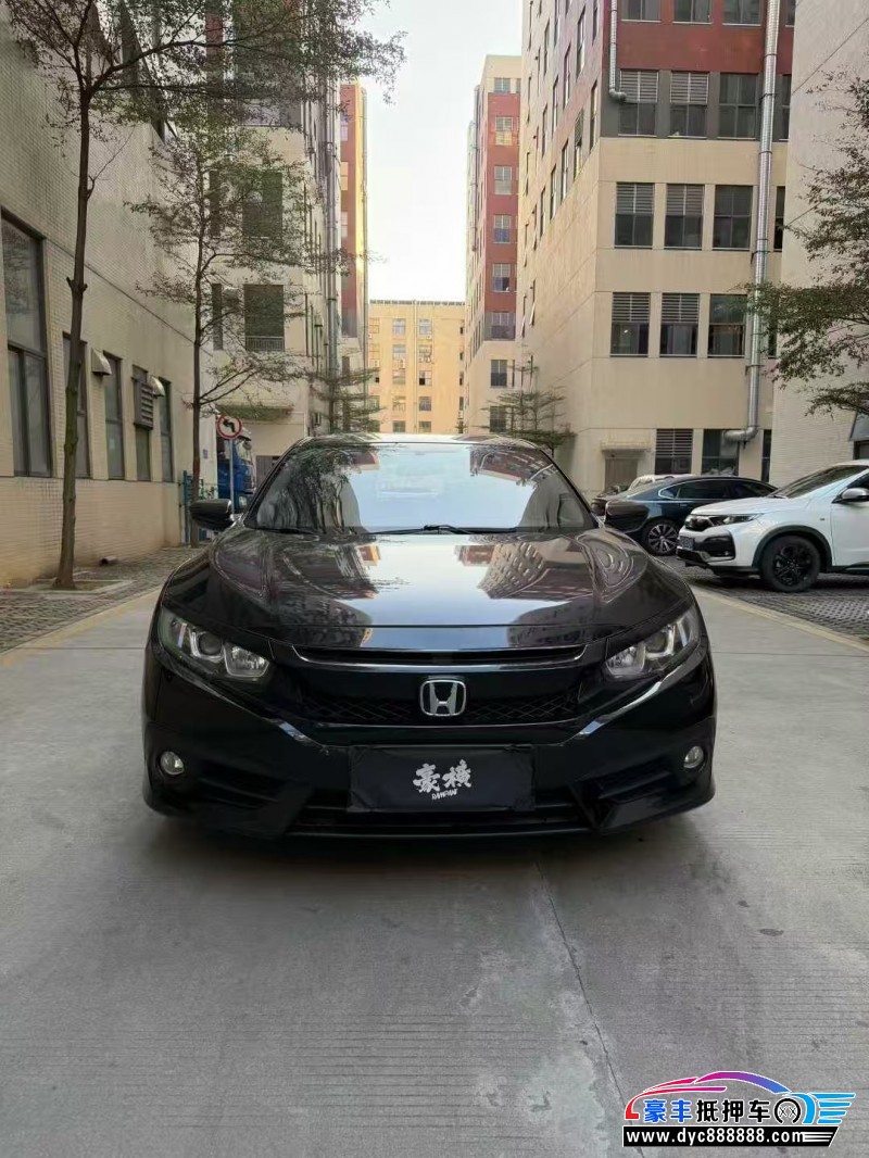 18年本田思域轿车抵押车出售