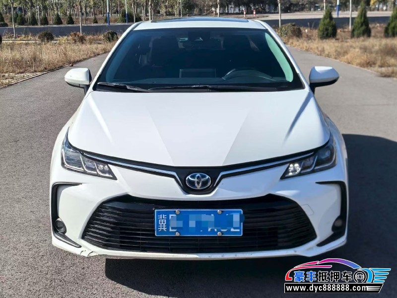22年丰田卡罗拉轿车抵押车出售