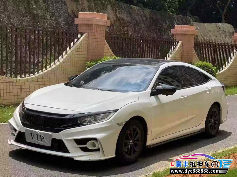 19年本田思域轿车抵押车出售