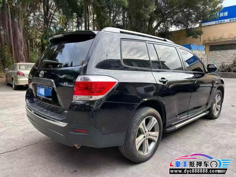 14年丰田汉兰达轿车抵押车出售