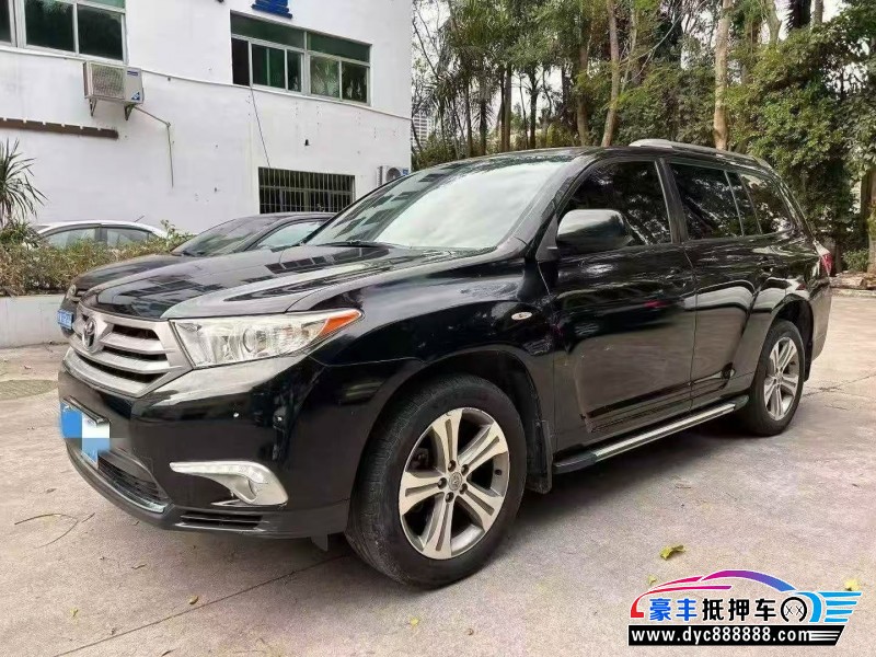 14年丰田汉兰达轿车抵押车出售