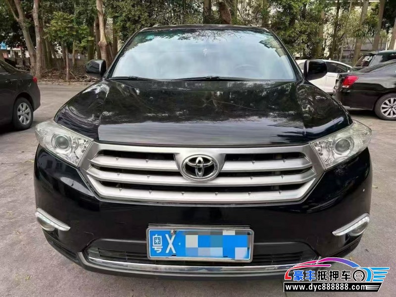 14年丰田汉兰达轿车抵押车出售