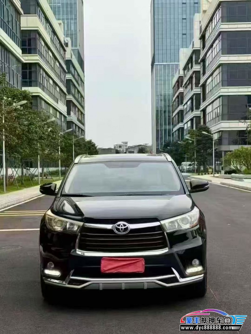 15年丰田汉兰达轿车抵押车出售