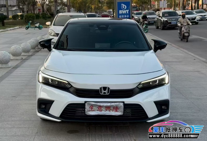 22年本田思域轿车抵押车出售