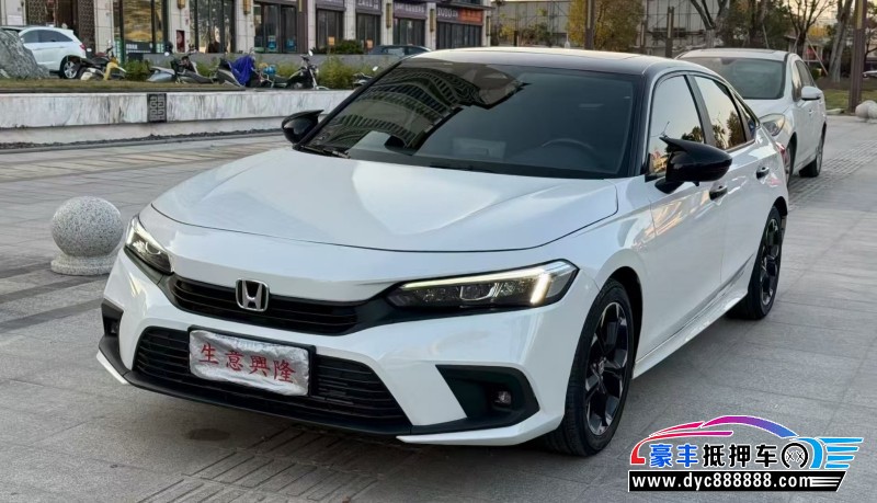 22年本田思域轿车抵押车出售